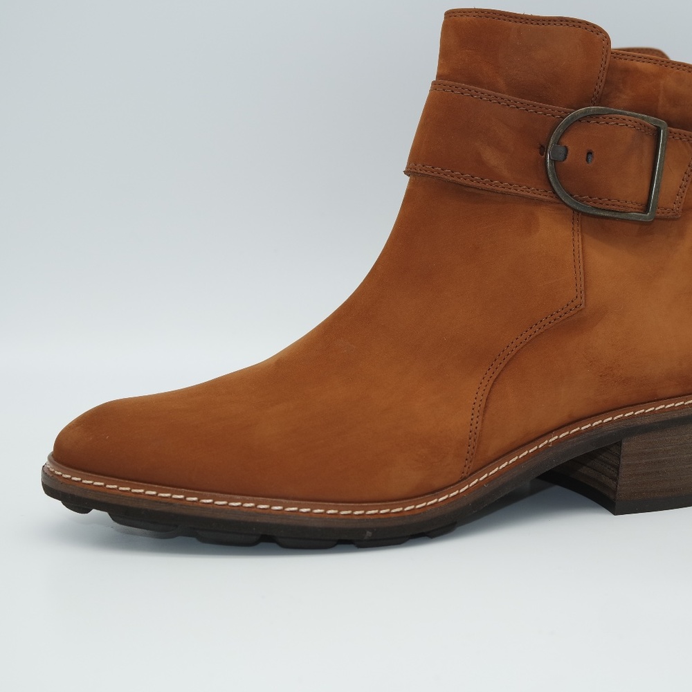 Paul Green Diego Cognac Nubuck Boots Size US 8  UK 5.5 - Picture 3 of 10